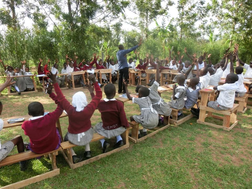 Outdoor class lesson